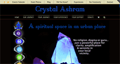 Desktop Screenshot of crystalashram.com