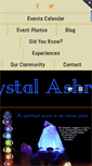 Mobile Screenshot of crystalashram.com